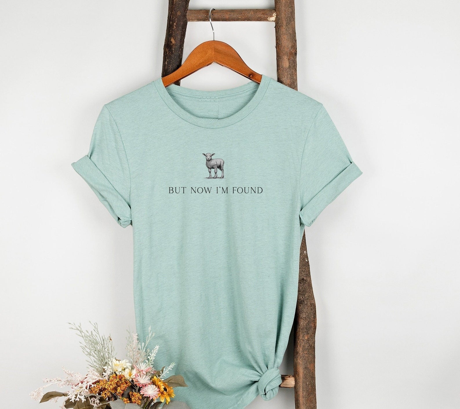 Comfort Colors® But Now I'm Found Christian T-shirt, Christian Gift, Retro Jesus Tee, Christian Gift